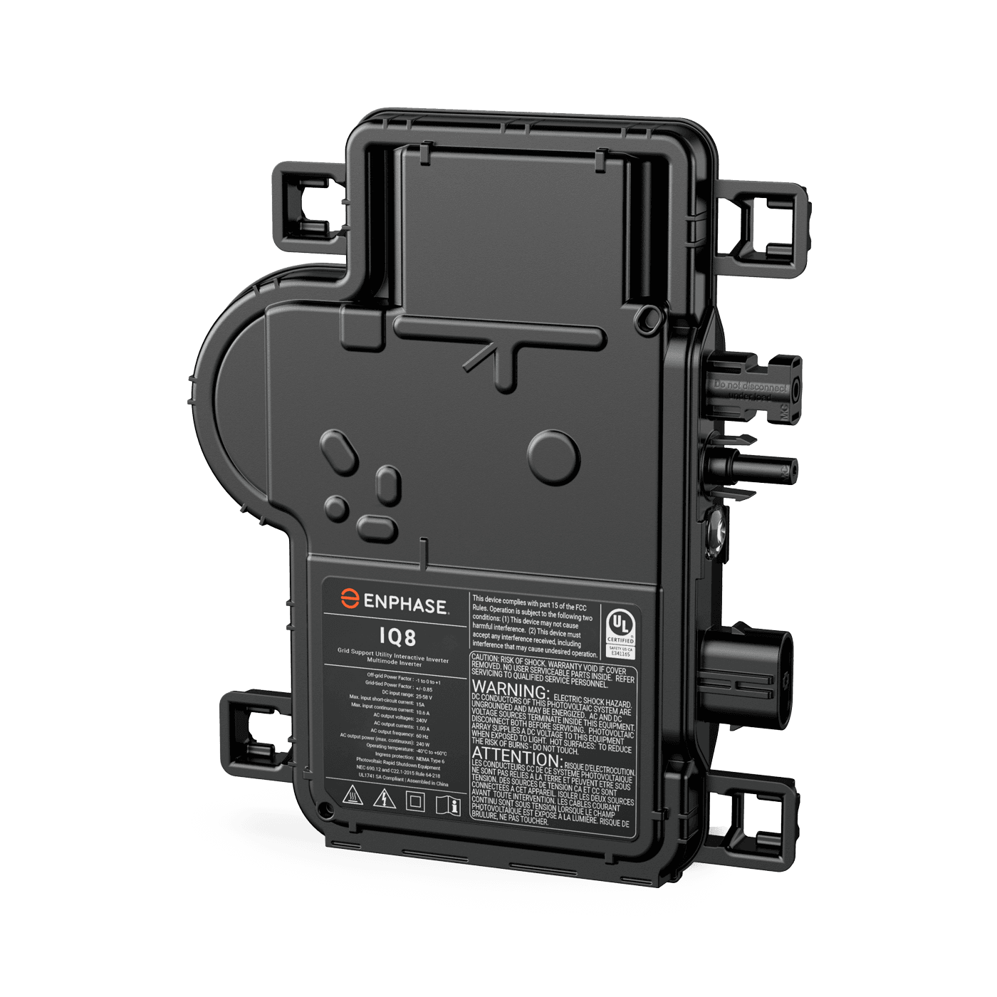 Enphase Energy Inc IQ8P-72-2-INT (AS4777-2 2020) solar inverter